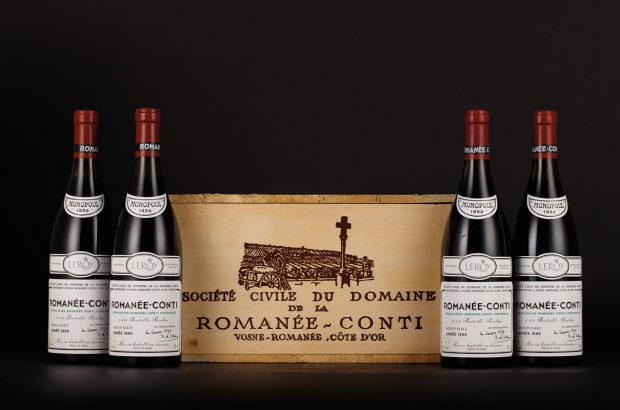 Bottles of 1988 Romanée-Cont